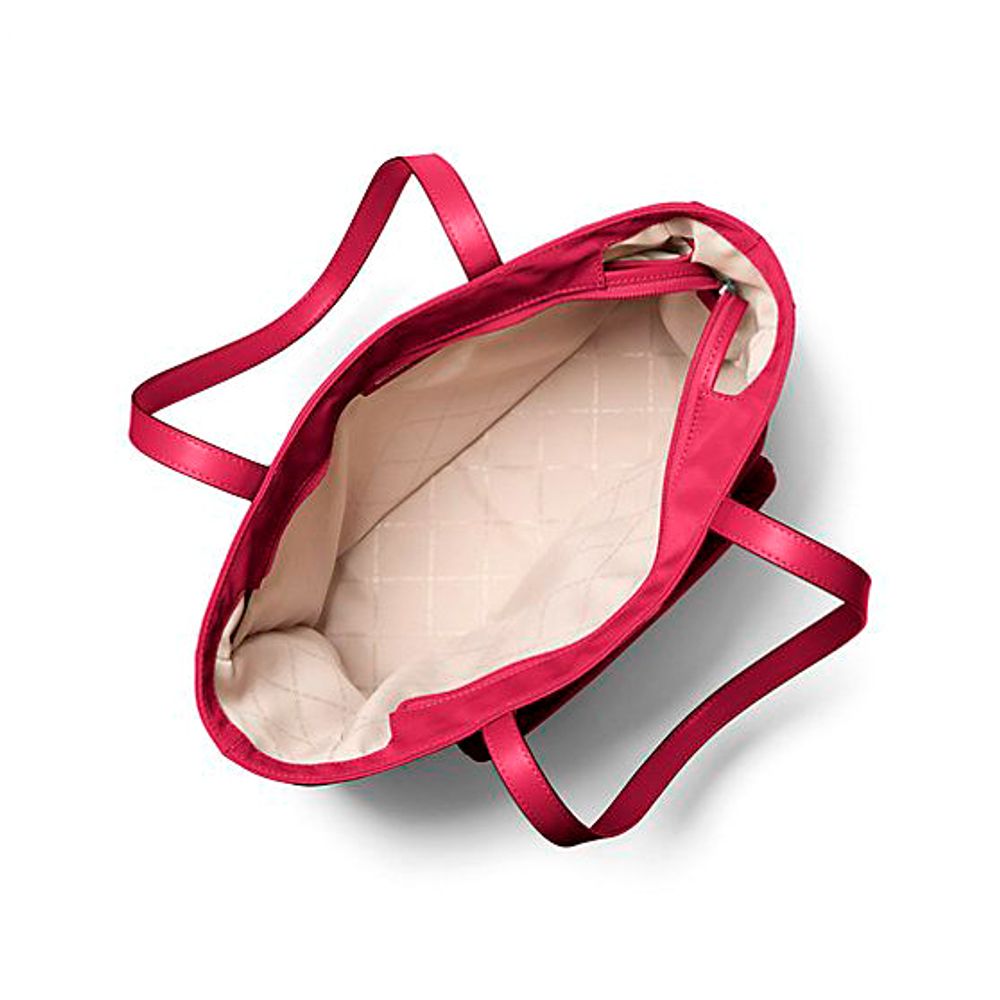 Michael Kors - Lightweight Nylon Tote Bag with Side Zips - Pink Michael Kors