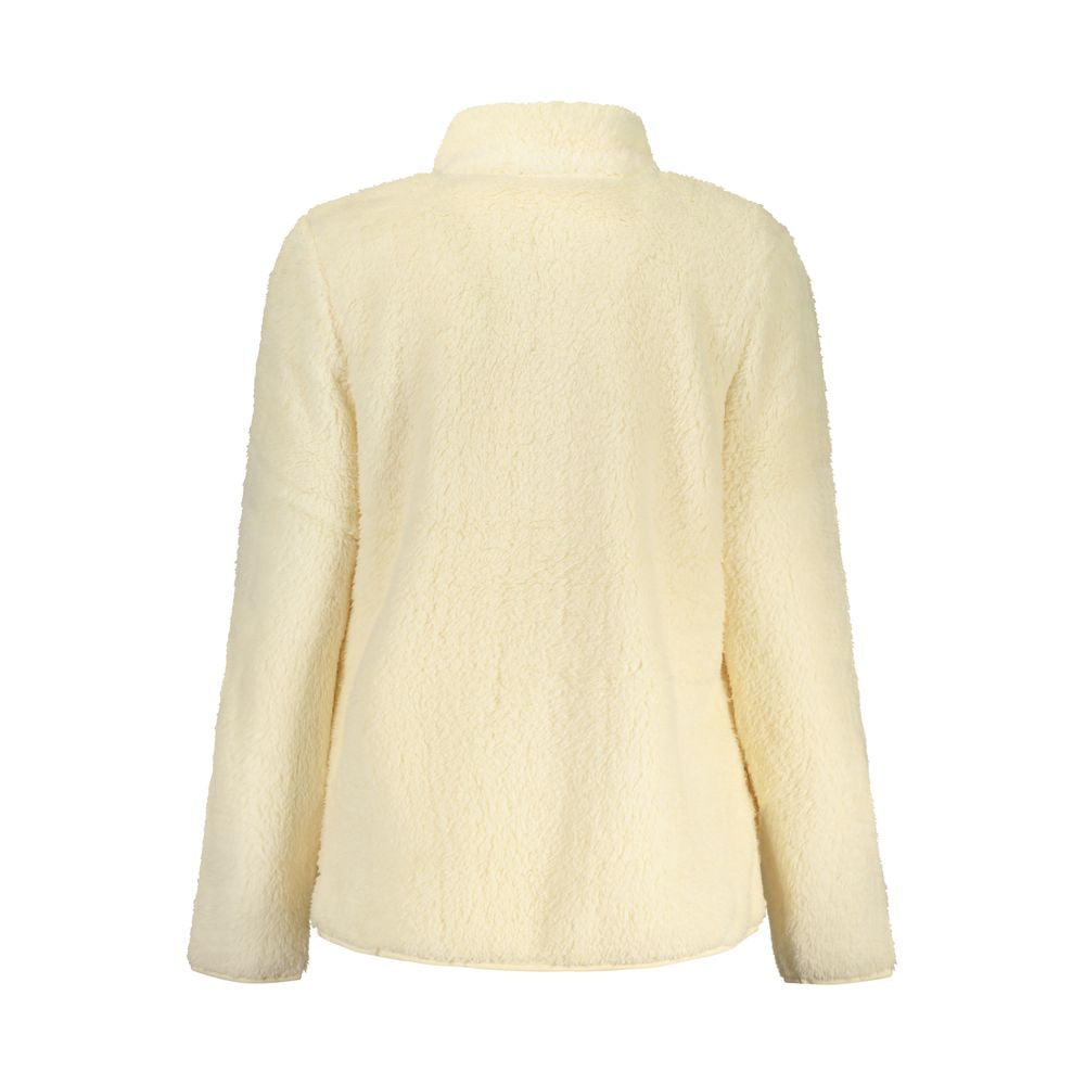 Laura Biagiotti - Cozy Plush High Neck Zip Sweatshirt - Beige Laura Biagiotti