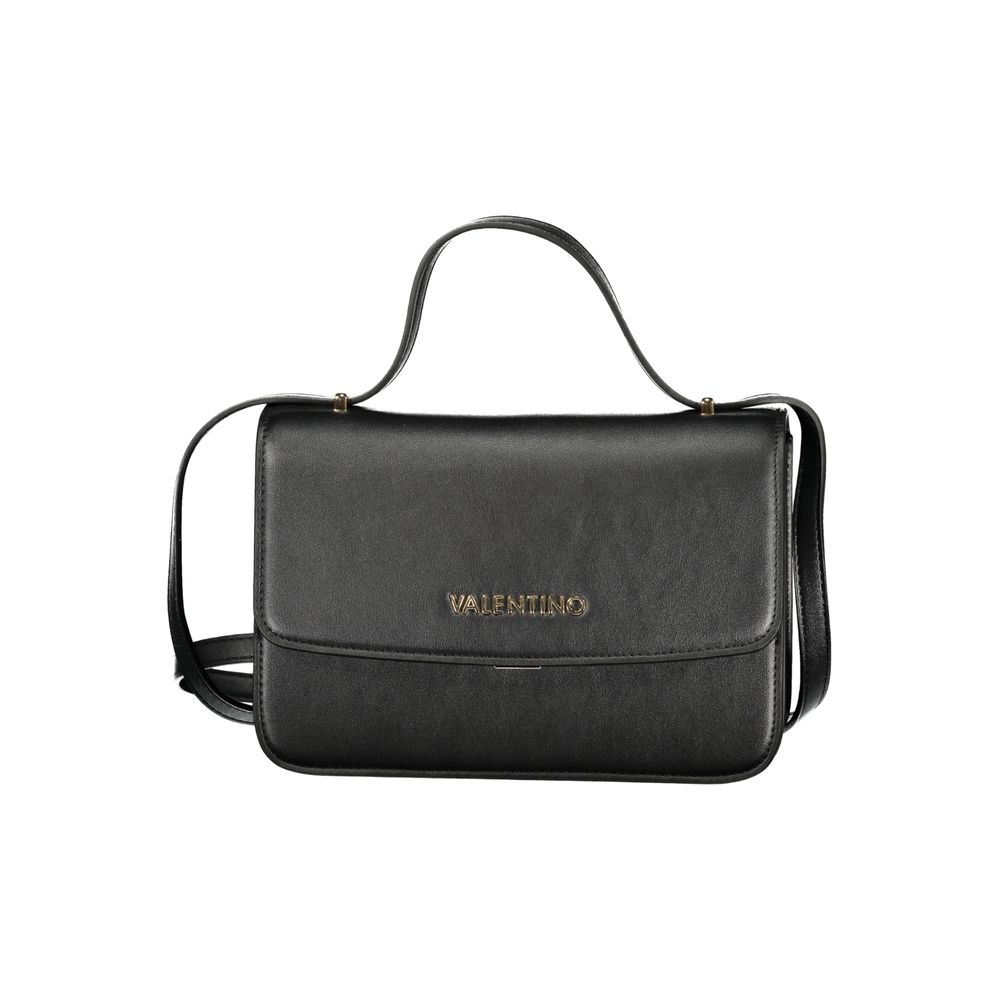 Valentino - Structured Minimalist Top Handle Crossbody Bag - Black Mario Valentino