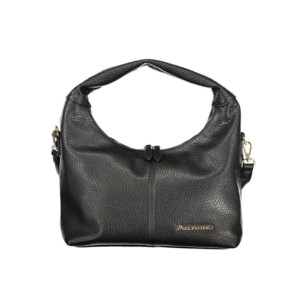 Valentino - Structured Textured Hobo Bag - Black Mario Valentino