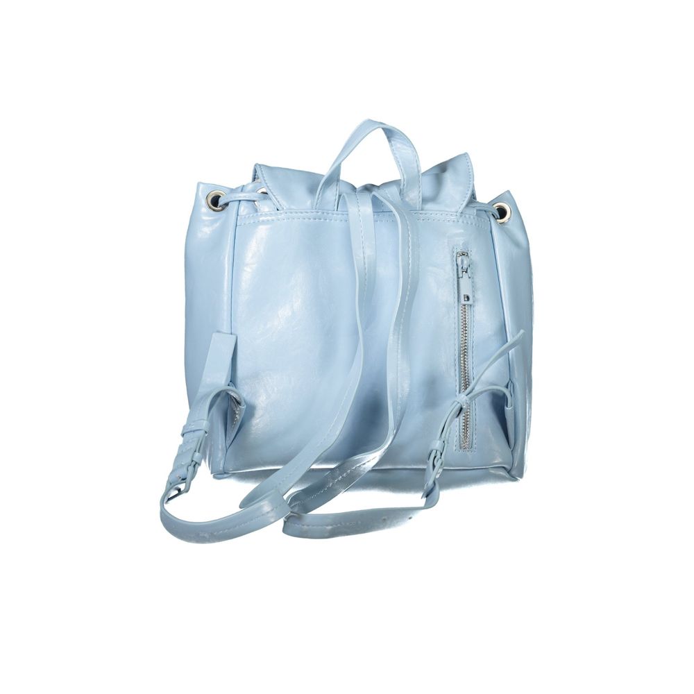Desigual - Playful Glossy Bow Detail Mini Backpack - Light Blue Desigual