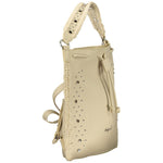 Desigual - Edgy Studded Woven Convertible Backpack - White Desigual