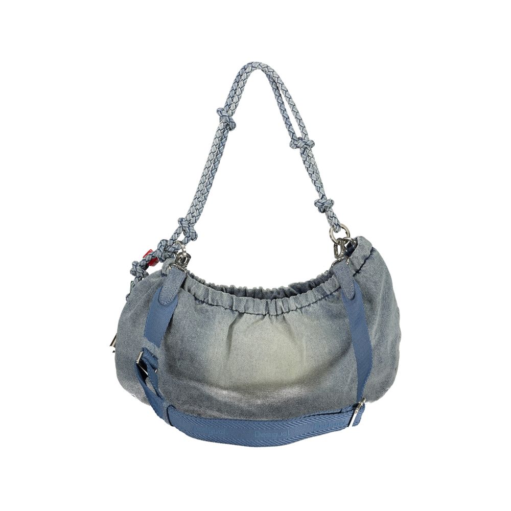 Desigual - Playful Braided Rope Denim Shoulder Bag - Azzurro Desigual