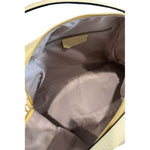 Baldinini Trend - Textured Cowhide Shoulder Bag With Dual Handles - Yellow Baldinini Trend