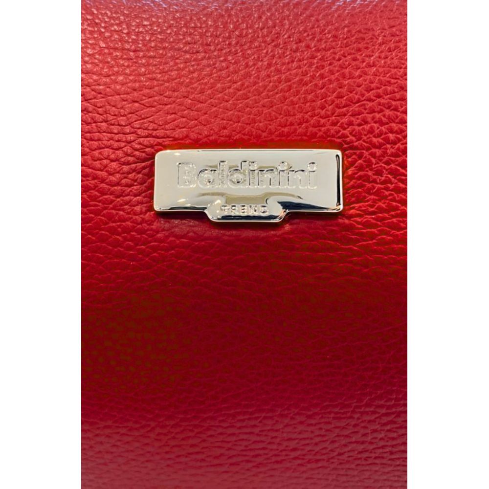 Baldinini Trend - Textured Cowhide Shoulder Bag with Tassel - Red Baldinini Trend