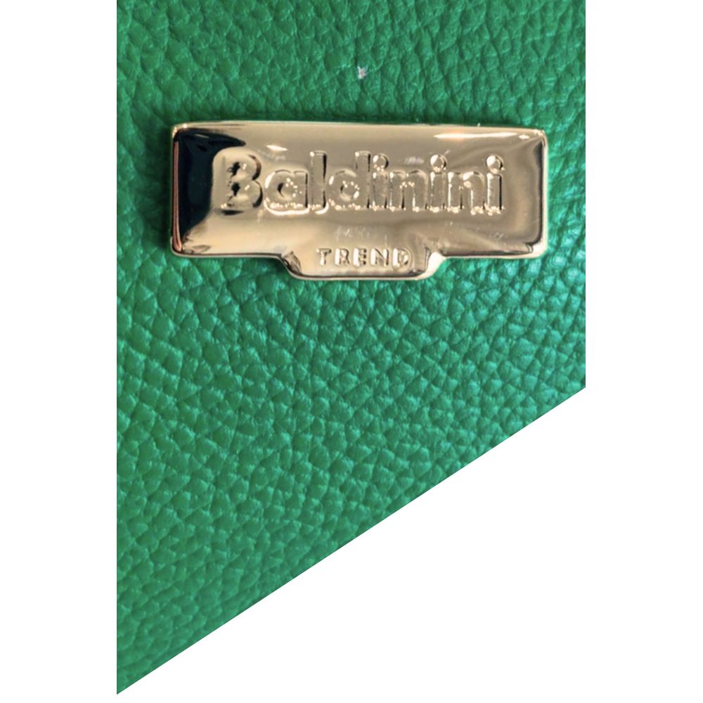 Baldinini Trend - Structured Textured Leather Tassel Shoulder Bag - Green Baldinini Trend