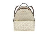 Michael Kors - Iconic Monogram Medium PVC Backpack - Beige Gold Michael Kors
