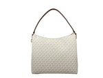 Michael Kors - Polished Logo Print Large Cargo Shoulder Bag - Vanilla Michael Kors