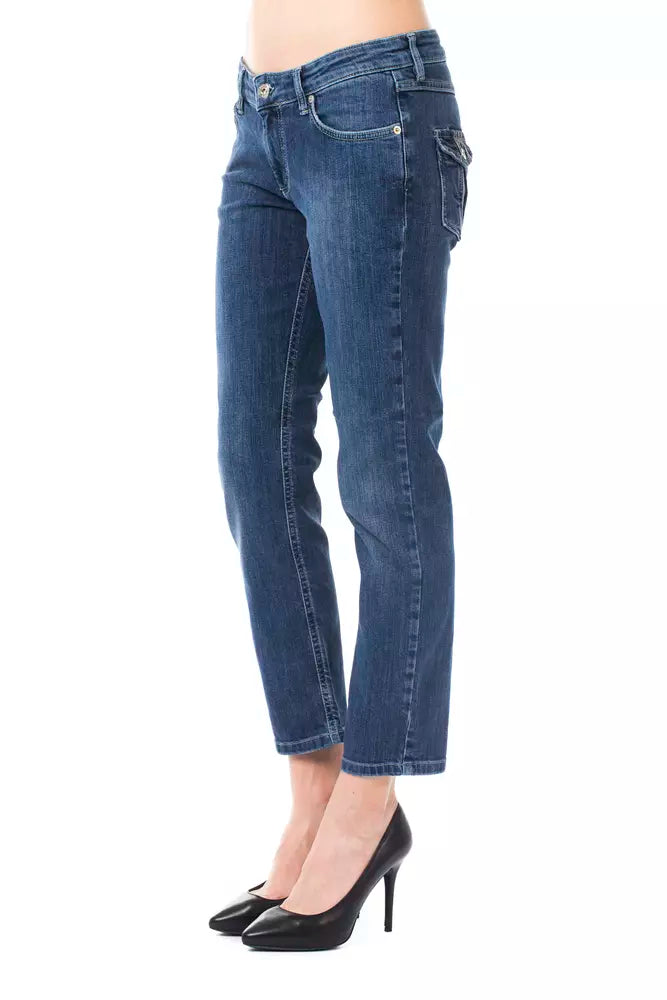 Ungaro Fever - Chic Straight Leg Ankle Jeans - Light Blue Ungaro Fever