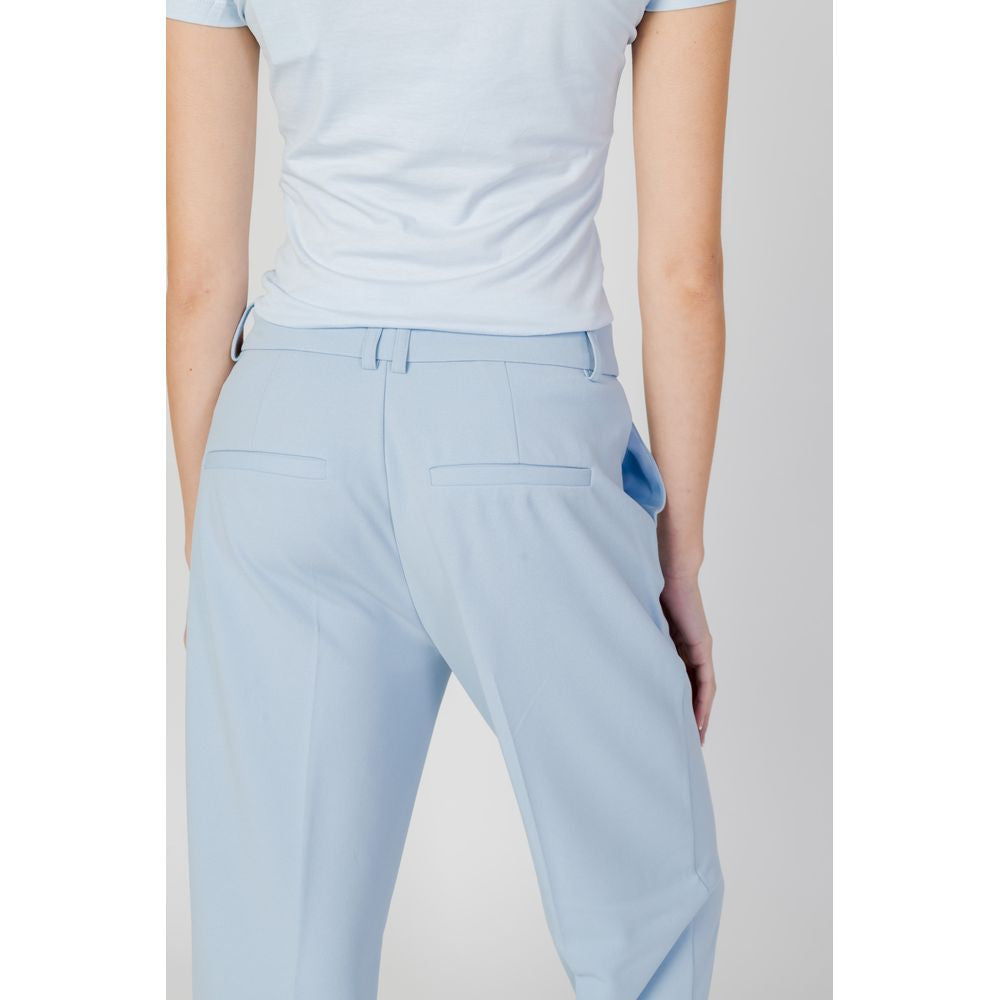 Only - Polished Straight Leg Cigarette Pant - Light Blue Only