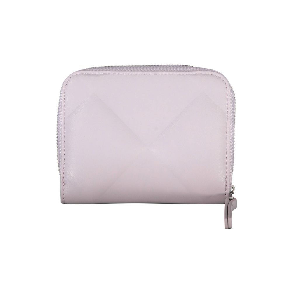 Calvin Klein - Sleek Quilted Zip-Around Wallet with RFID Protection - Purple Calvin Klein