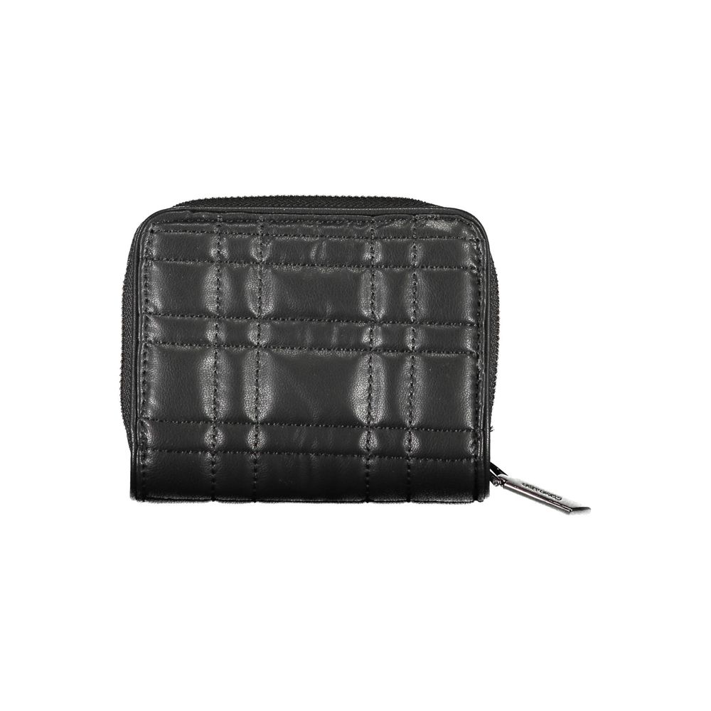 Calvin Klein - Sleek Quilted Zip-Around Wallet with RFID Protection - Black Calvin Klein