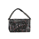 Desigual - Bold Textured Polyethylene Shoulder Bag with Abstract Pattern - Black Desigual