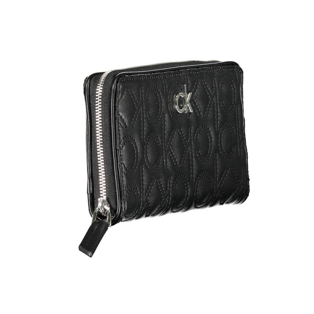Calvin Klein - Minimalist Embossed Logo Zip Wallet - Black Calvin Klein