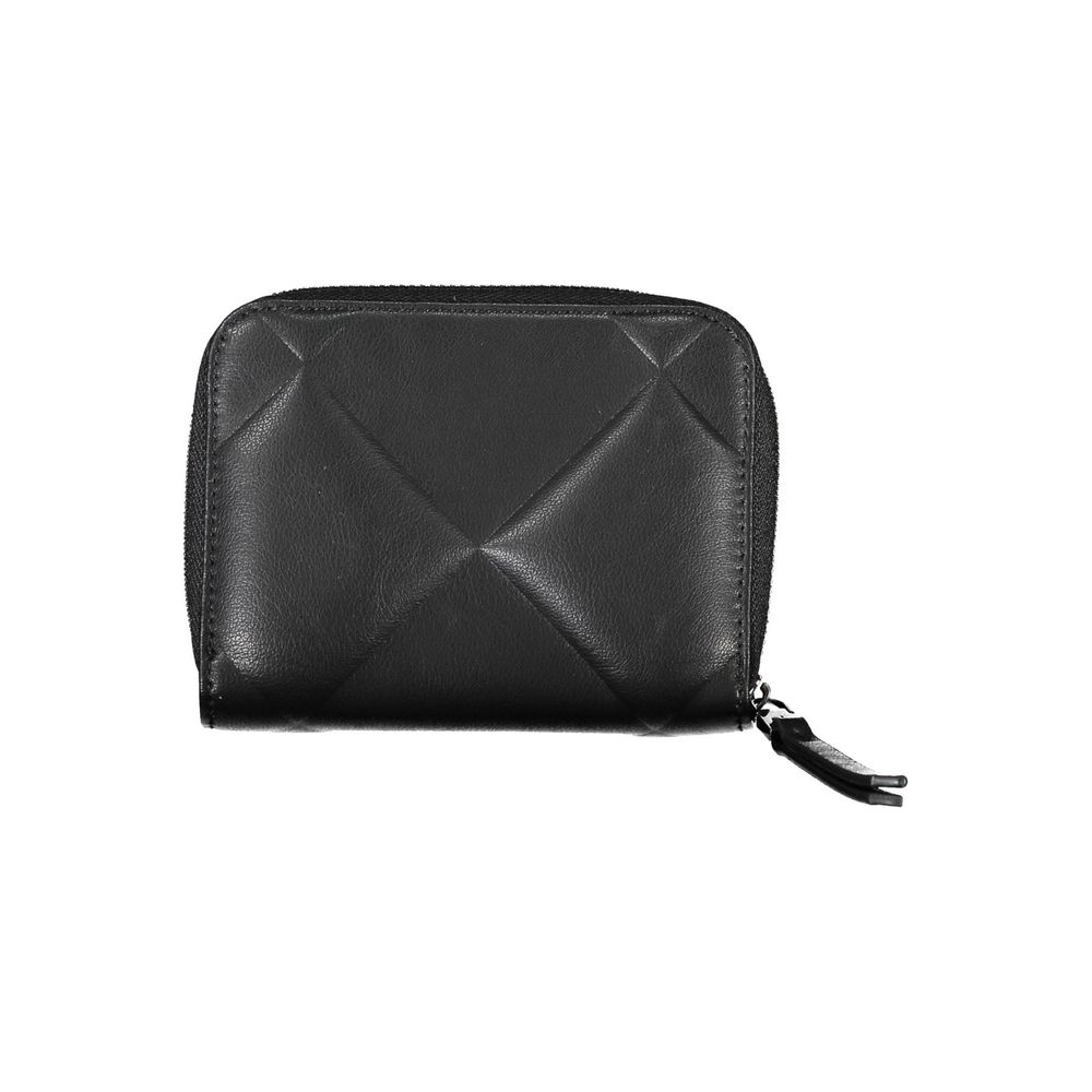 Calvin Klein - Sleek Quilted RFID Secure Wallet with Coin Purse - Black Calvin Klein