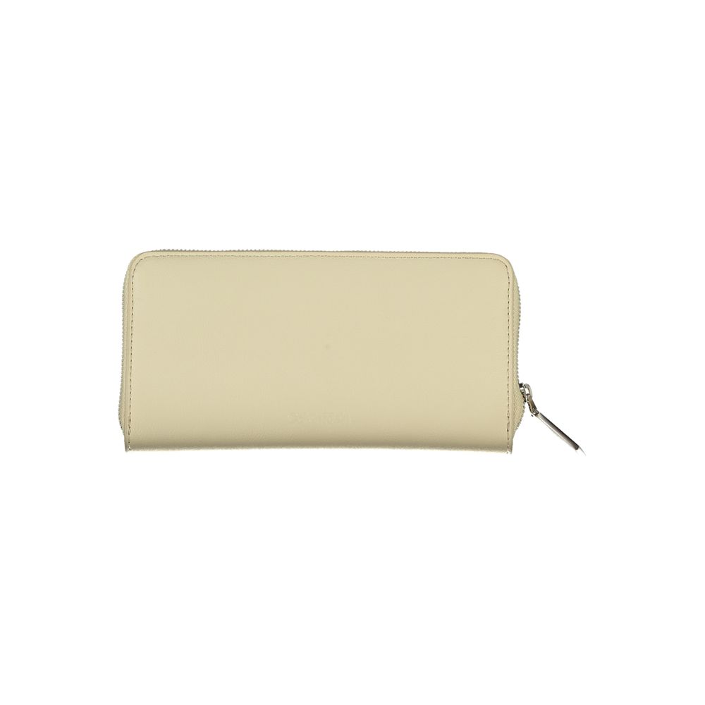 Calvin Klein - Elegant Zip Wallet with RFID Blocking - Beige Calvin Klein