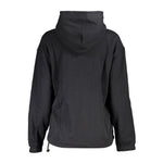 Calvin Klein - Relaxed Cotton Blend Pullover Hoodie with Drawstring Hem - Black Calvin Klein