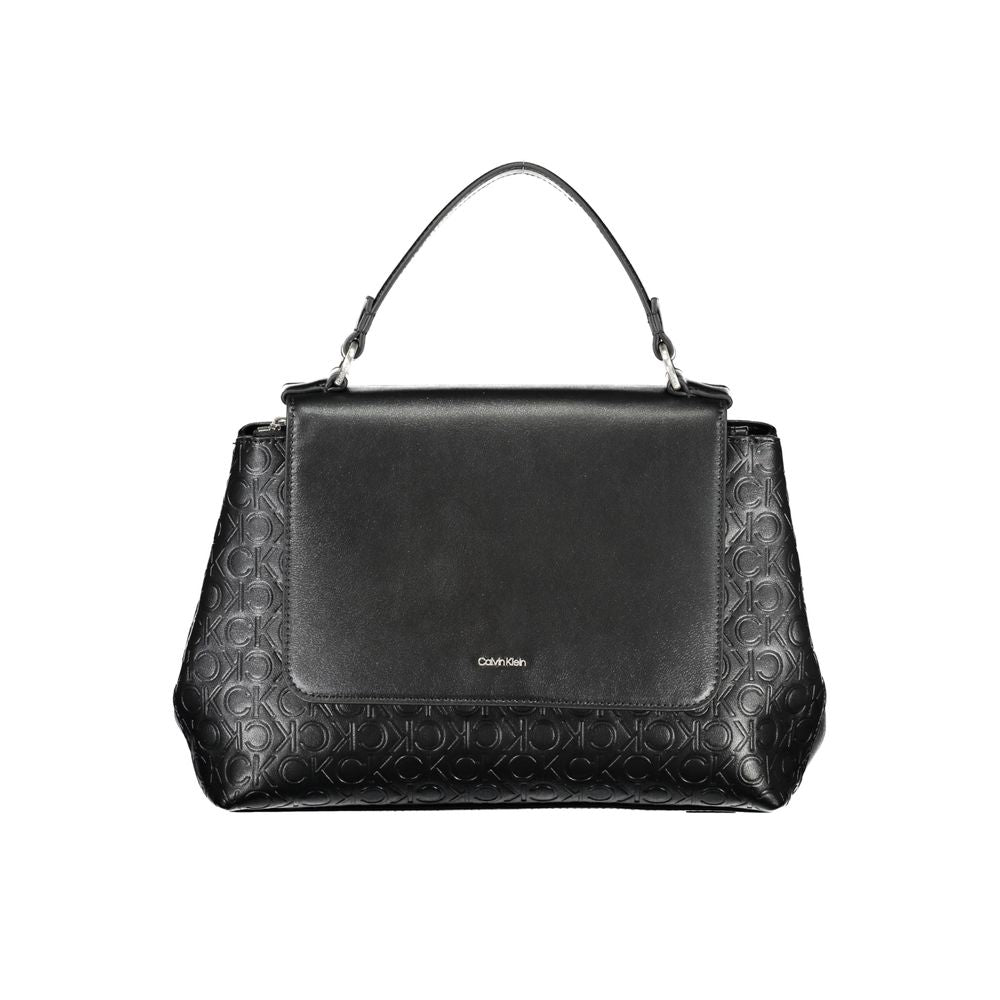 Calvin Klein - Structured Monogram Shoulder Bag - Black Calvin Klein