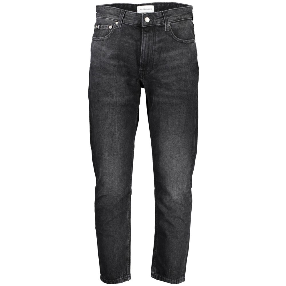Calvin Klein - Classic Straight Leg Cotton Denim Jeans - Black Calvin Klein