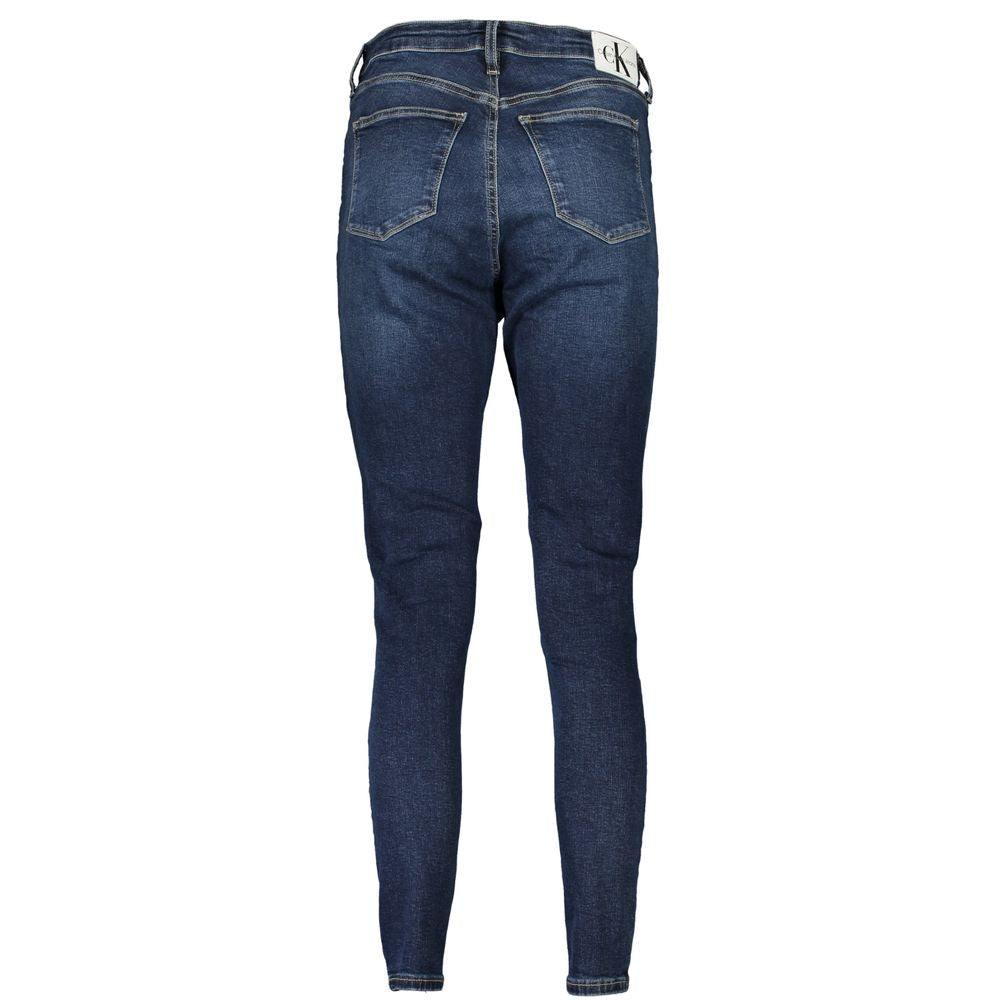 Calvin Klein - High-Rise Super Skinny Ankle Jean - Blue Calvin Klein