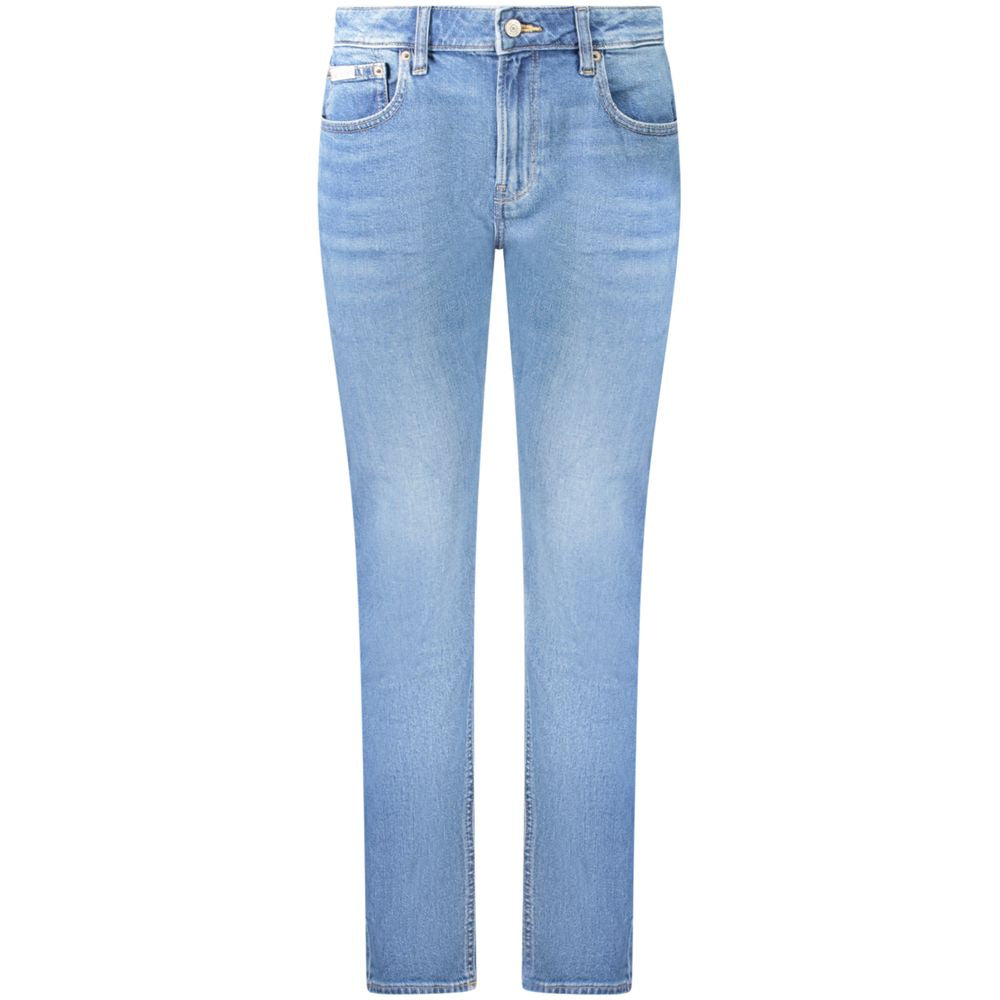 Calvin Klein - Classic Light Wash Mid Rise Slim Jeans - Blue Calvin Klein