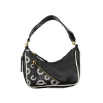 Desigual - Textured Graphic Polyethylene Shoulder Bag - Black Desigual