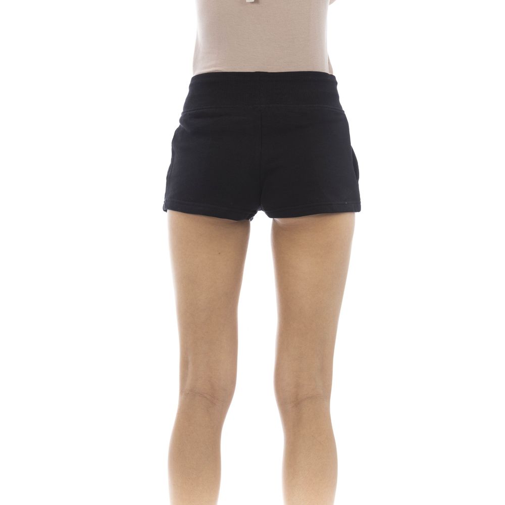 Just Cavalli - Relaxed Cotton Drawstring Lounge Shorts - Black Just Cavalli