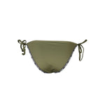 Calvin Klein - Iconic Logo Trim Adjustable Side Tie Swim Briefs - Green Calvin Klein