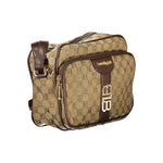 Laura Biagiotti - Chic Monogram Structured Crossbody Bag - Beige Laura Biagiotti