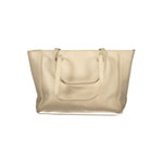 Laura Biagiotti - Sophisticated PVC Structured Tote Bag - Beige Laura Biagiotti
