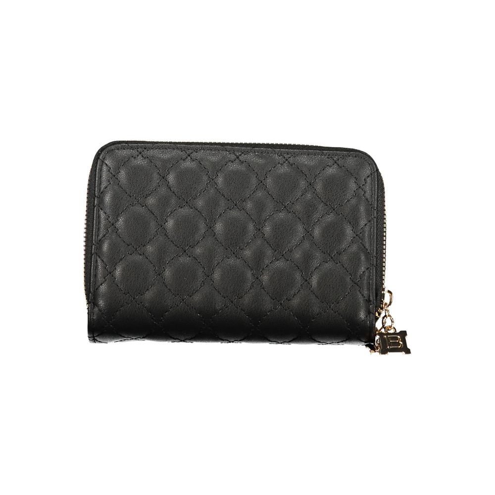 Laura Biagiotti - Sophisticated Quilted Zip-Around Wallet - Black Laura Biagiotti