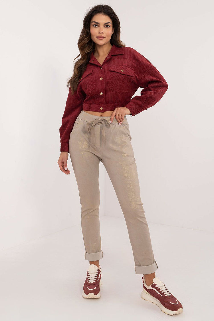  Damskie spodnie model 201865 Italy Moda 