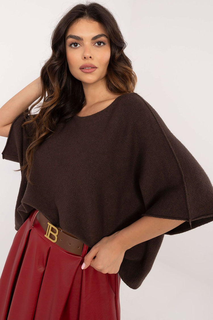  Sweter z krótkim rękawem model 202700 Italy Moda 