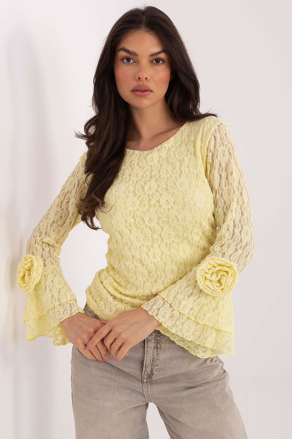  Lace blouse model 222737 Italy Moda 