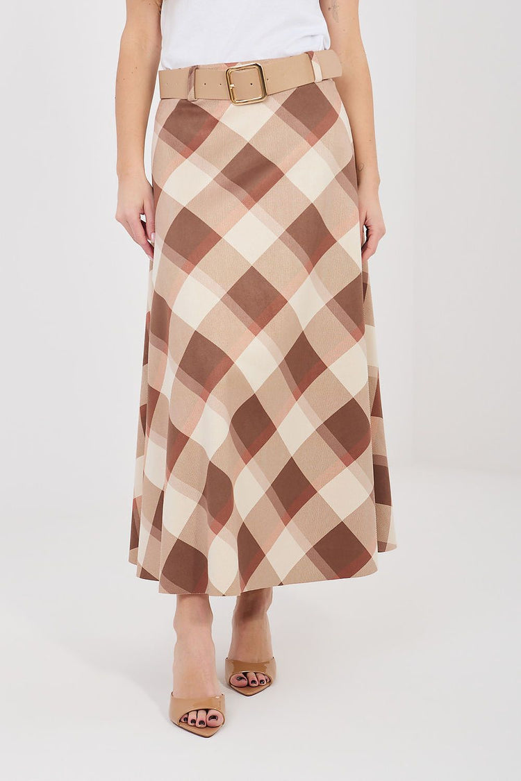 Długi model spódnicy 225491 Italy Moda 