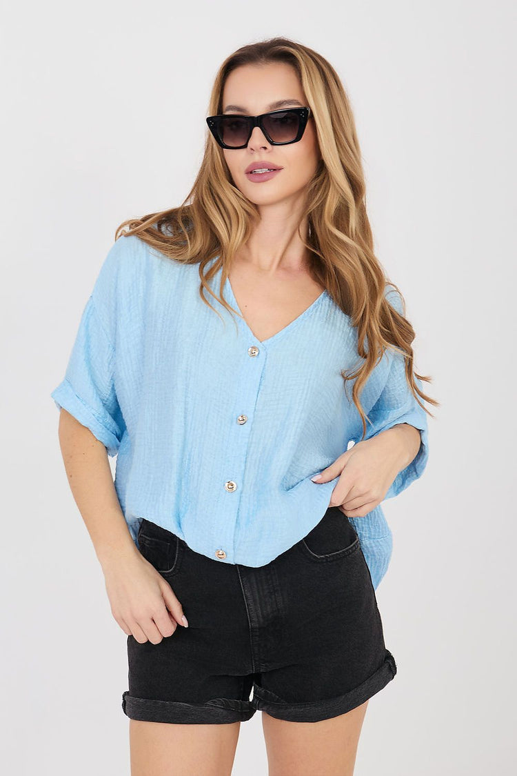  Koszula z krótkim rękawem model 225509 Italy Moda 