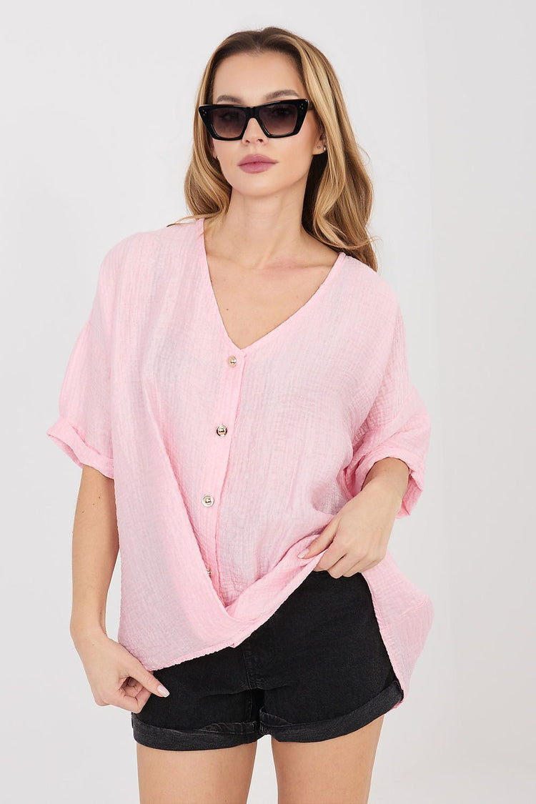  Koszula z krótkim rękawem model 225510 Italy Moda 