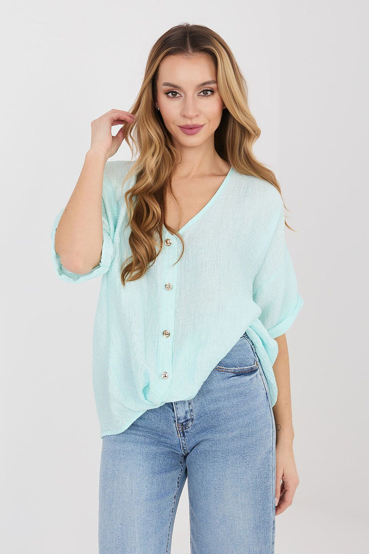  Koszula z krótkim rękawem model 225511 Italy Moda 