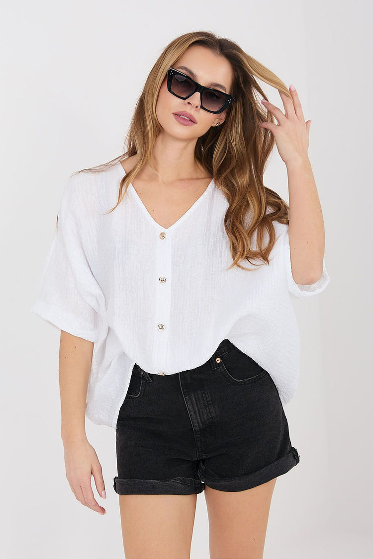 Koszula z krótkim rękawem model 225512 Italy Moda 